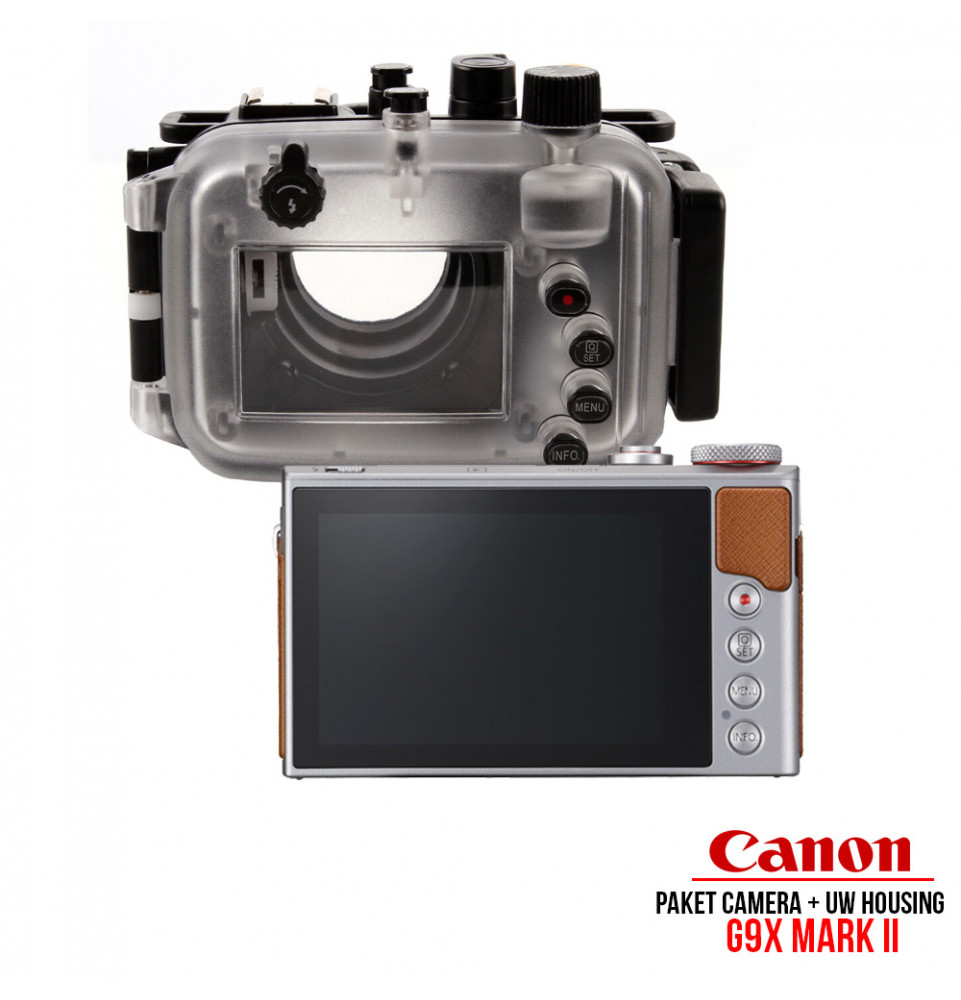 カメラ デジタルカメラ CANON POWERSHOT G9X MARK II + UW HOUSING SeaGlove®